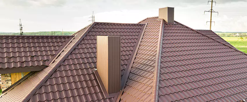 Residential Chimney Flashing Restoration in Hicksville, NY
