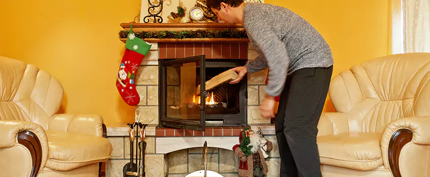 Gas to Wood-Burning Fireplace Conversion Services in Hicksville, New York