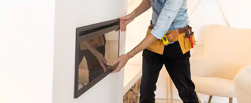 Metal Fireplace Installation in Hicksville, New York