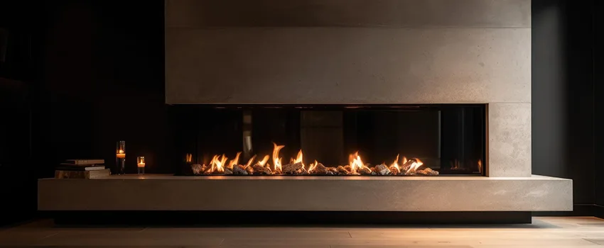Gas Fireplace Ember Bed Design Services in Hicksville, New York