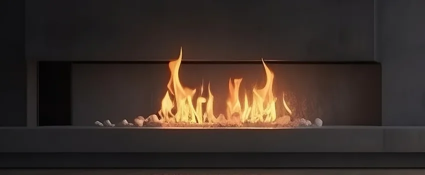 B-Vent Gas Fireplace Installation in Hicksville, NY