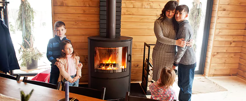 Morso Cast Iron Fireplace Insert Installation in Hicksville, New York