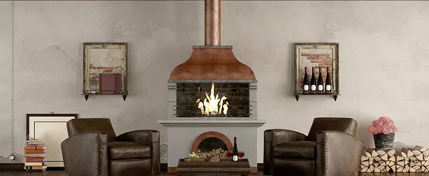 Thelin Hearth Products Providence Pellet Insert Fireplace Installation in Hicksville, NY