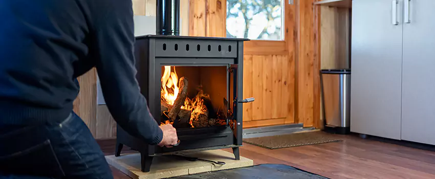 Open Hearth Wood Fireplace Installation in Hicksville, NY