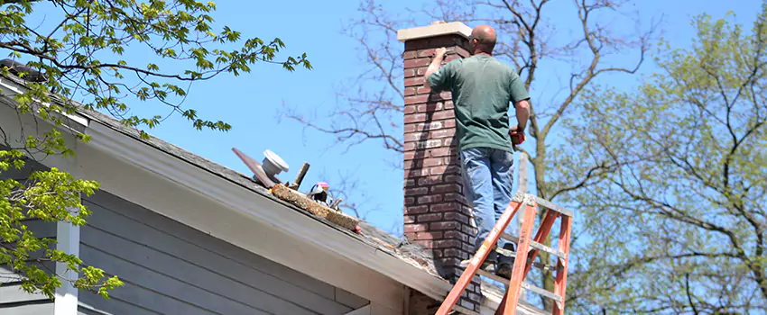 Vinyl and PVC Chimney Flashing Installation in Hicksville, NY